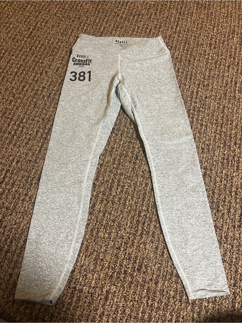 NoBull CrossFit Games 2021 Gray Leggings - Heather Gray